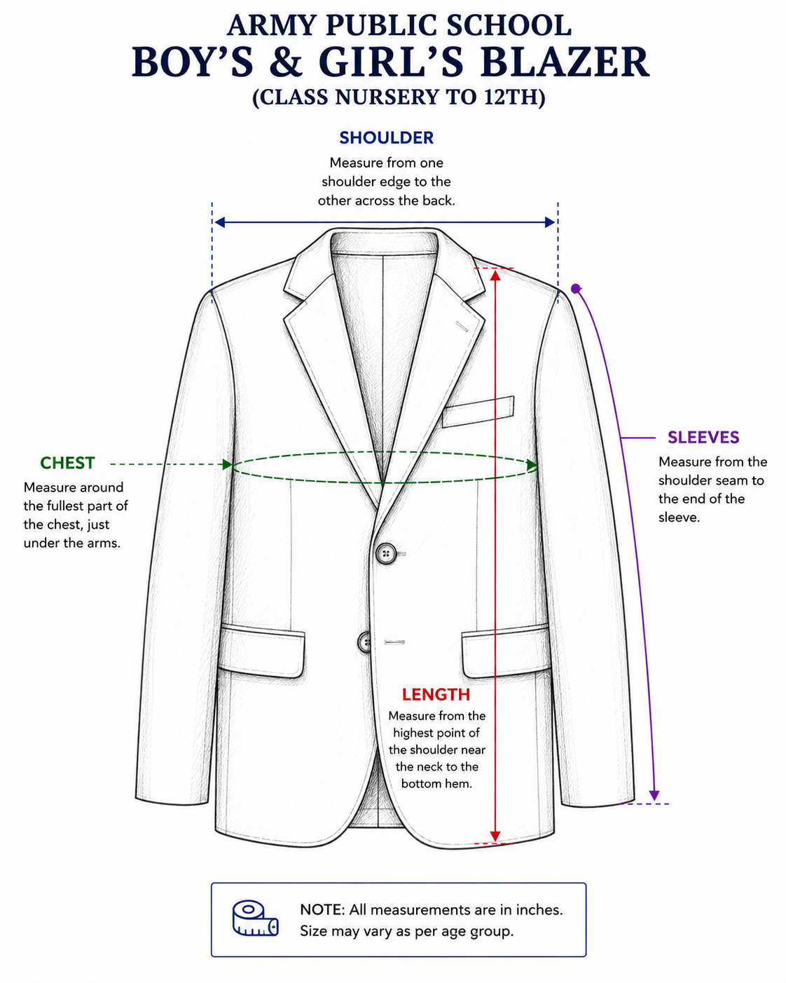 Boy’s and Girl’s Blazer