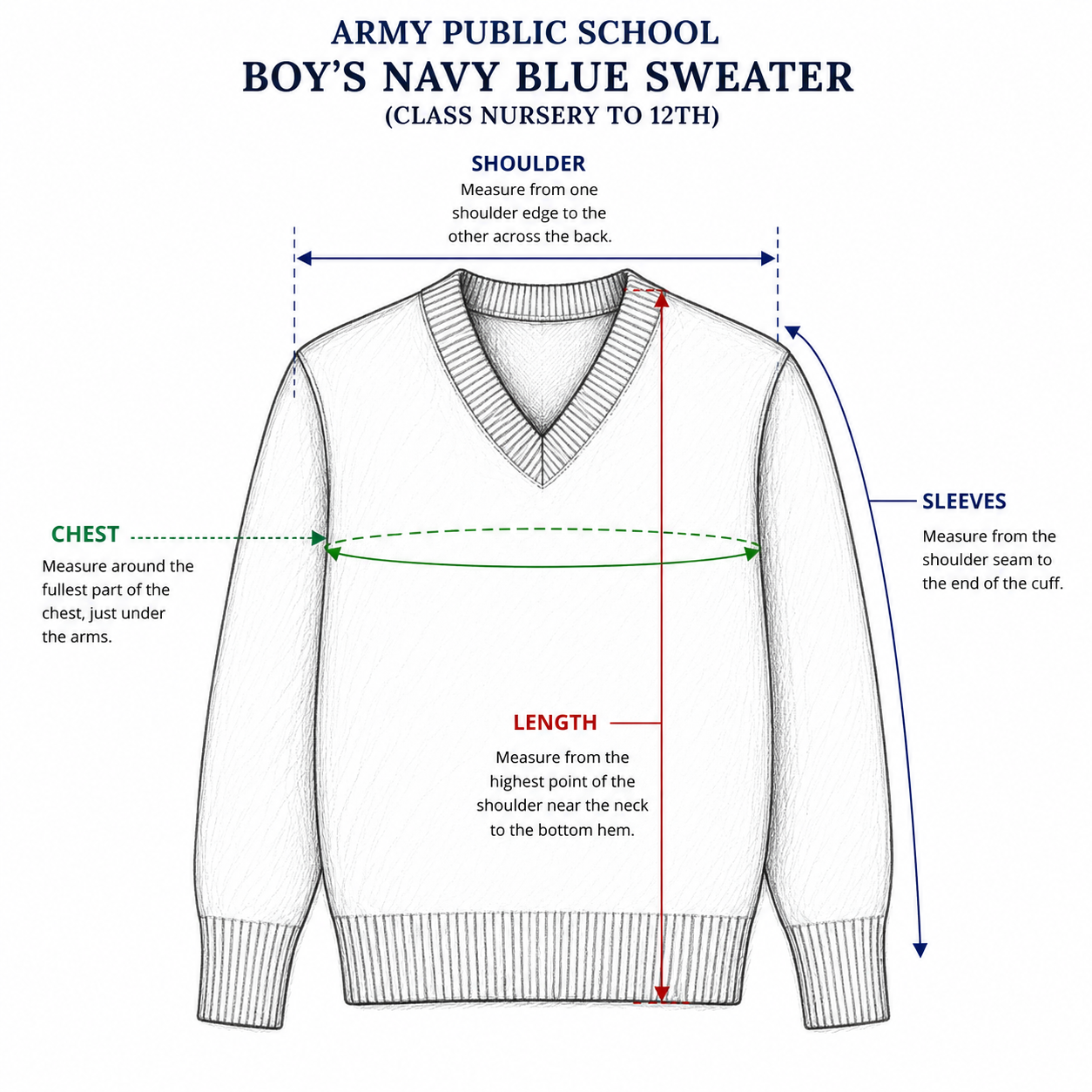 Boy’s Navy Blue Sweater