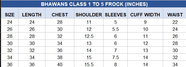 GIRL'S NAVY BLUE FROCK FOR CLASS 1ST TO 5TH