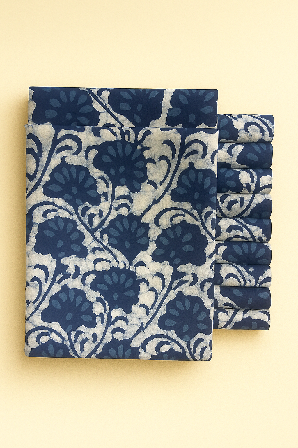 indigo classic floral design