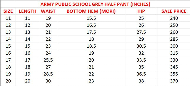 Boy’s Steel Grey Half Pant
