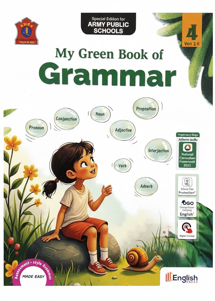 MY GREEN BOOK OF GRAMMAR CLASS-4