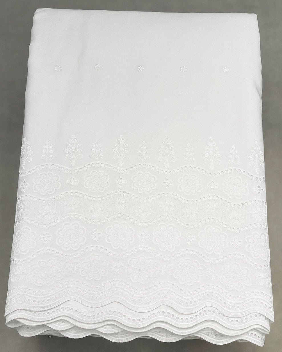 HALF WHITE PALAZZO MATERIAL