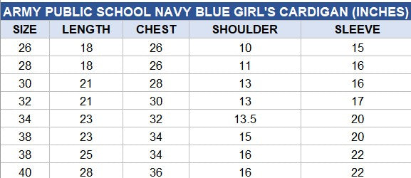 Girl’s Navy-Blue Cardigan