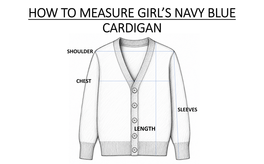 Girl’s Navy-Blue Cardigan