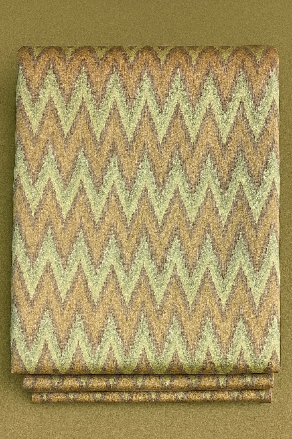 Pista Green, Green, Beige and Grey Geometrical