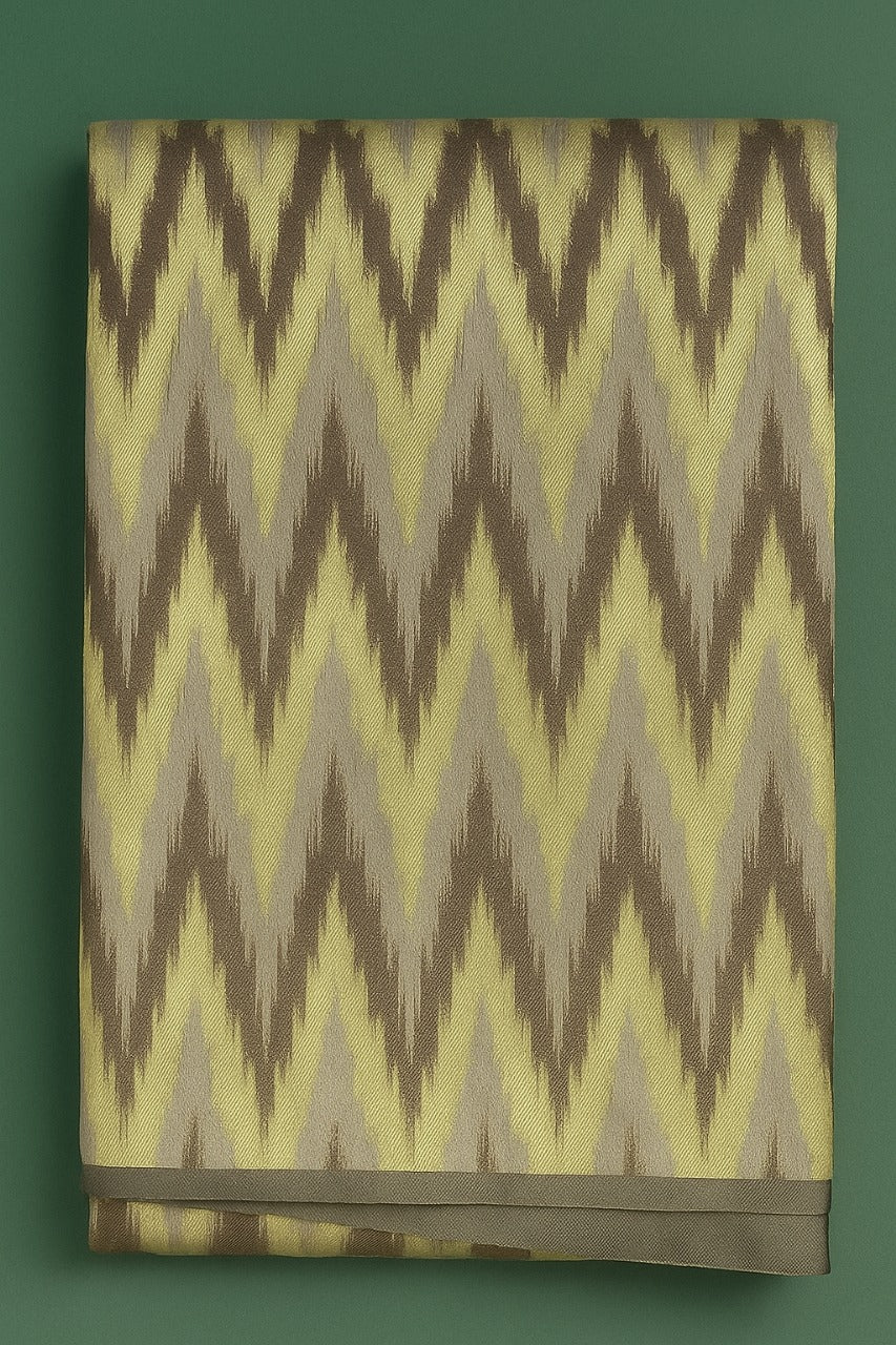BROWN, GOLD AND SILVER GEOMETRICAL