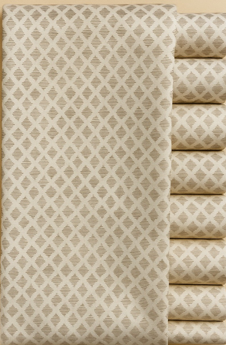 CAMEL GEOMETRICAL ON CREAM