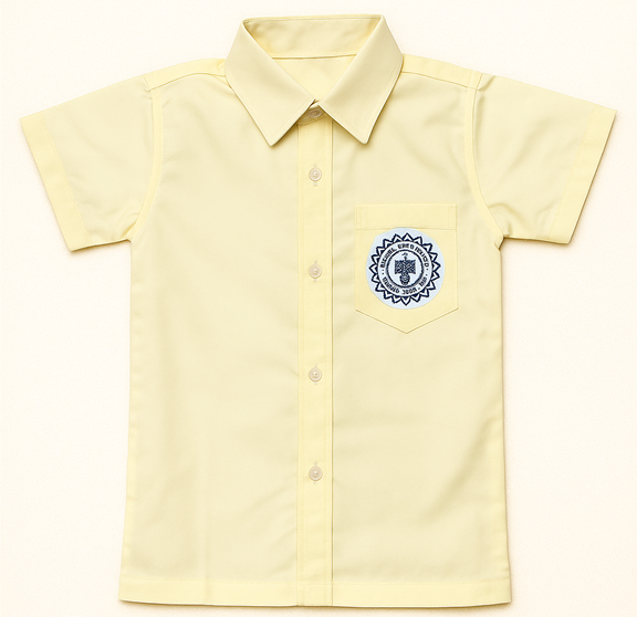 Boy’s Lemon-Yellow Half Sleeved Shirt