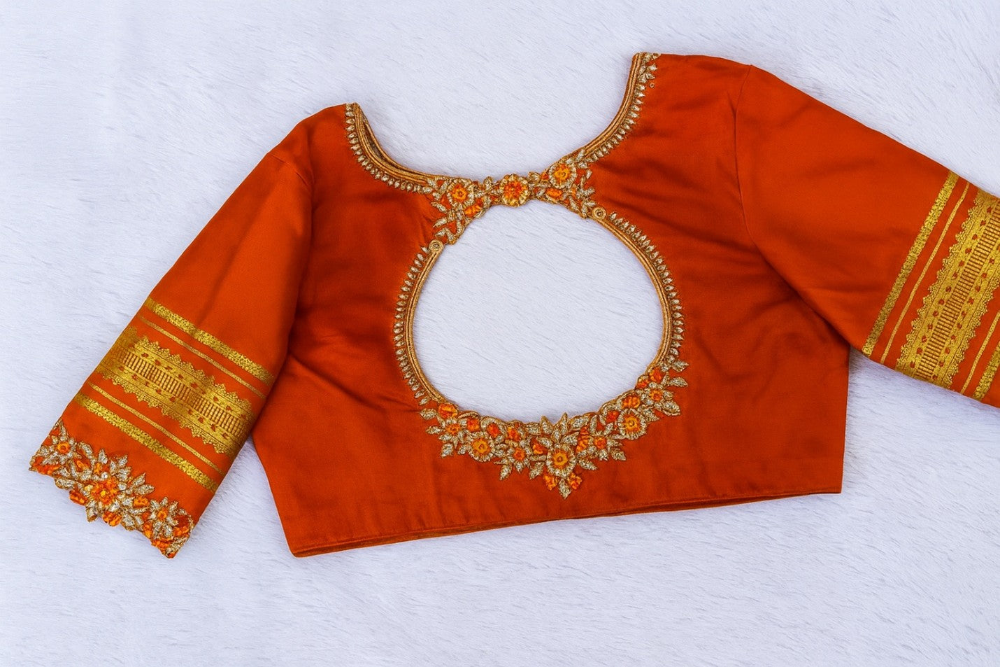 ORANGE BLOUSE