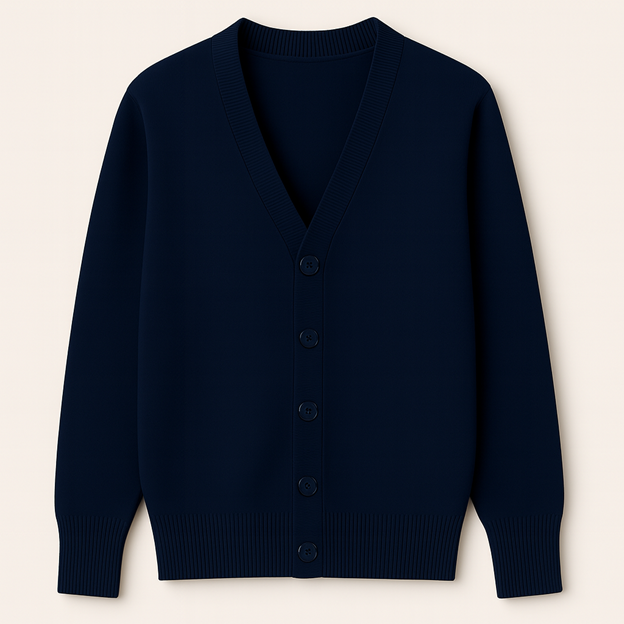 Girl’s Navy-Blue Cardigan