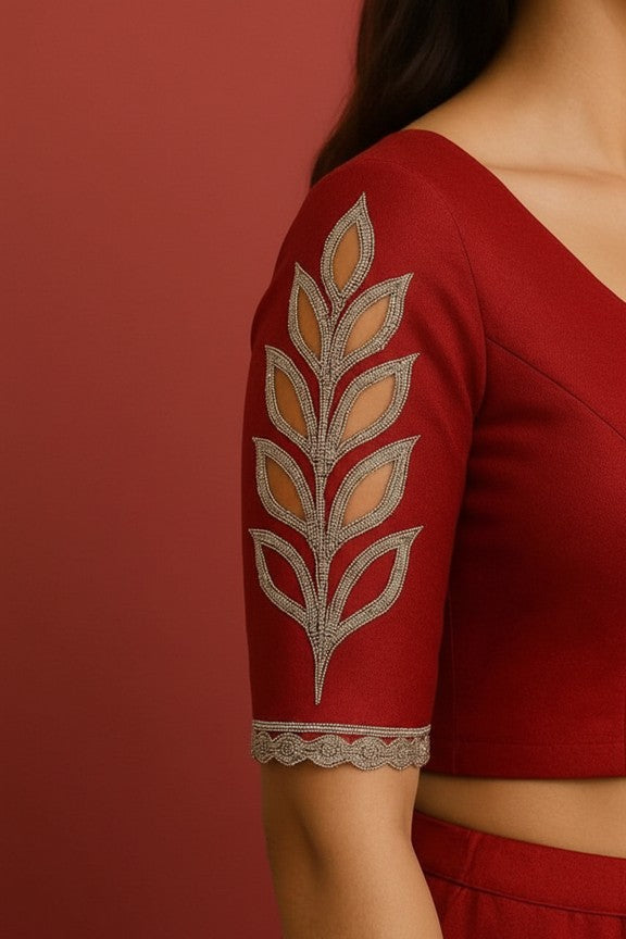 RED BLOUSE