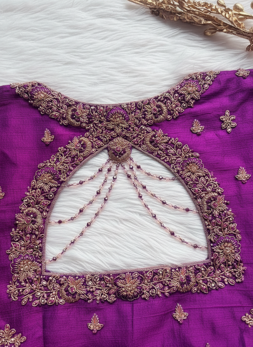 Deep Violet BLOUSE