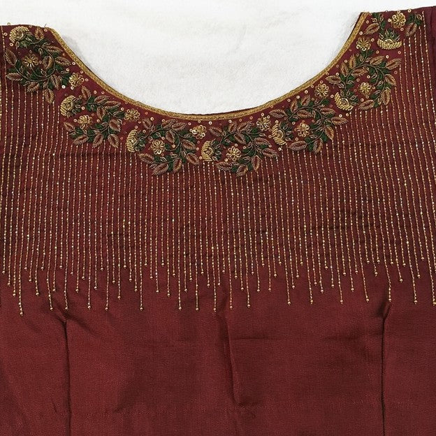 MAROON BLOUSE
