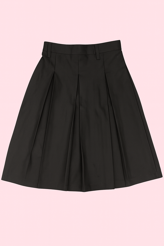 Girl’s Steel Grey Normal Skirt