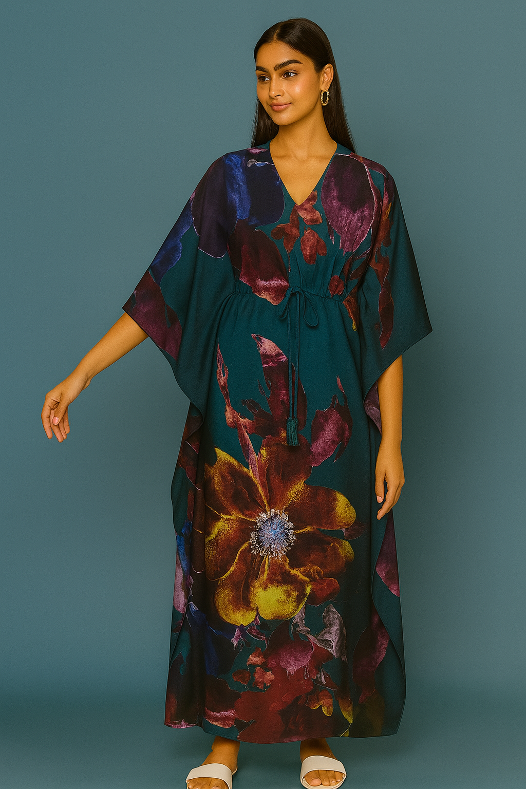 TEAL FLORAL