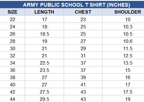 Yellow Boys and Girls Army Public School T Shirt