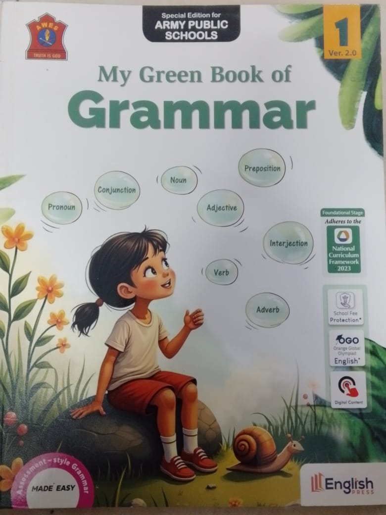 MY GREEN BOOK OF GRAMMAR CLASS 1
