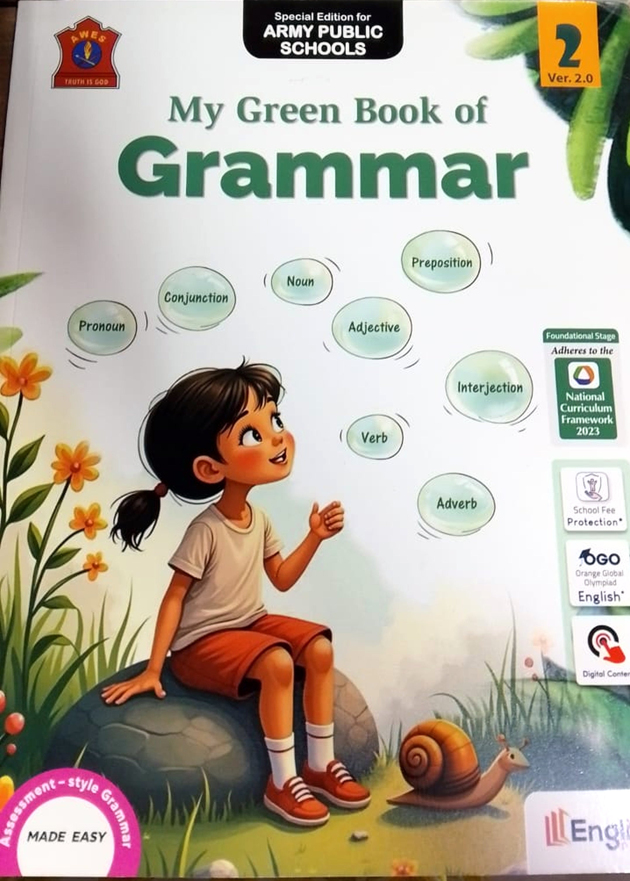 MY GREEN BOOK OF GRAMMAR CLASS-2